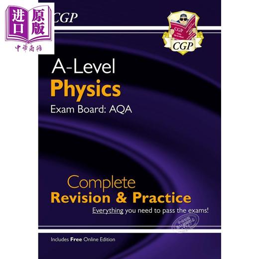 CGP Complete Revision + Exam Practice Physics A-Level物理包 完整复习和考试练习 AQA考试第1&2年 高中 16岁 商品图2