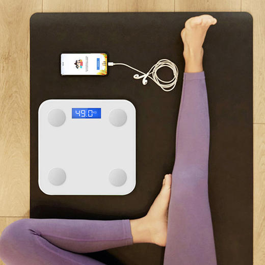 宏太测人体17项数据智能体脂秤精准电子称迷你健康家用体重脂肪秤电池款 商品图6