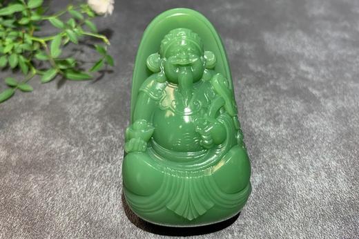 【御珠宫坊·传承系列】碧玉财神挂件 商品图4