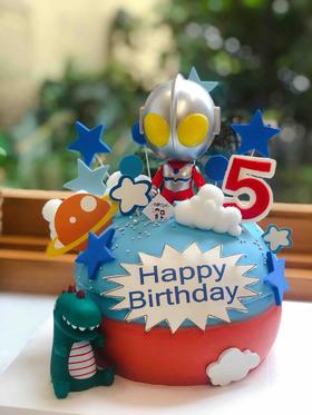 奥特曼球形奶油蛋糕 下单前请仔细阅读商品详情