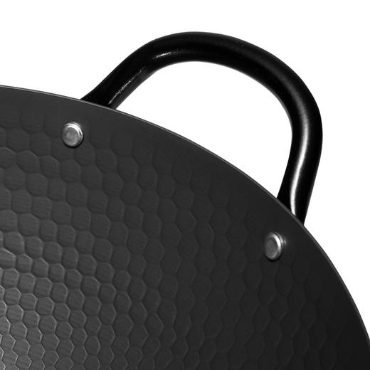 神田窒化槌目纹33cm中华炒锅(玻璃盖) 商品图6