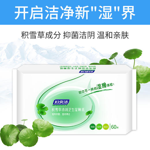 【妇炎洁】妇炎洁湿厕纸家庭实惠装女士专用女湿纸巾女性私处厕所湿巾洁厕巾 商品图2