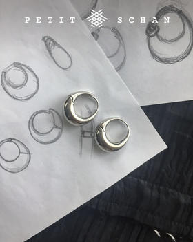 6000积分兑换  PETIT SCHAN小闪 Wandering bag 经典款流浪包925纯银耳环