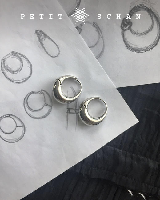 6000积分兑换  PETIT SCHAN小闪 Wandering bag 经典款流浪包925纯银耳环 商品图0