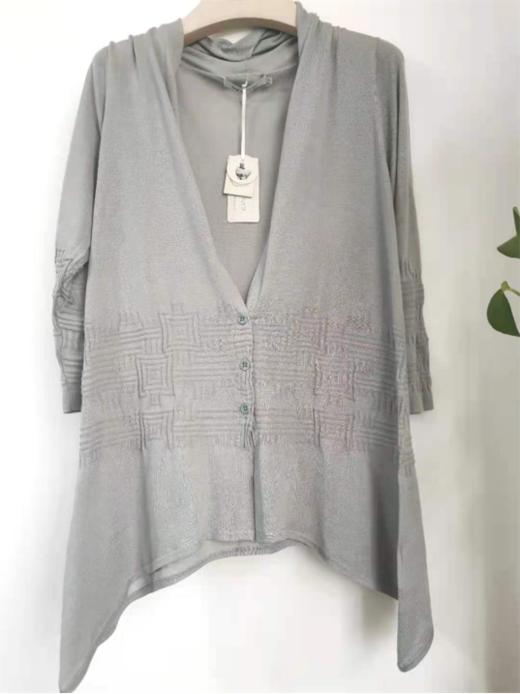 春夏 女士七分袖新疆棉开衫 SJS13W083N 商品图6