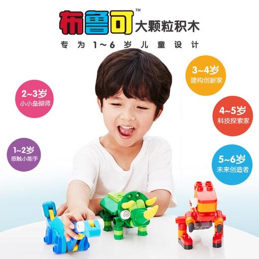 布鲁可大眼睛系列儿童大颗粒拼装积木 商品图1