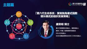 第六代生命系统:复制独角兽式指数增长模式的组织发展策略-唐荣明