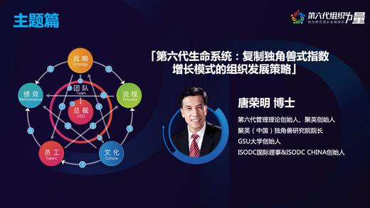 第六代生命系统:复制独角兽式指数增长模式的组织发展策略-唐荣明 商品图0