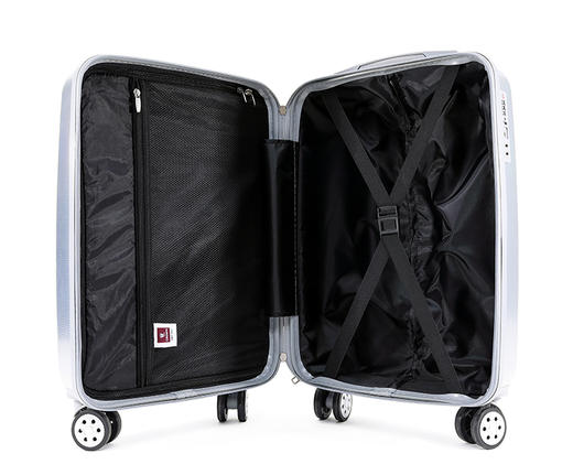 【加赠品】CROWN皇冠拉杆箱CF5249H彩虹银20寸-S 商品图4