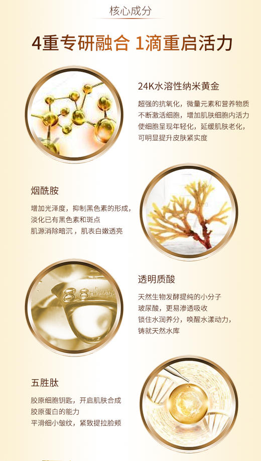 澳洲24K纳米黄金精 华液 Australian 24K Pure Gold Ampoule * 商品图4