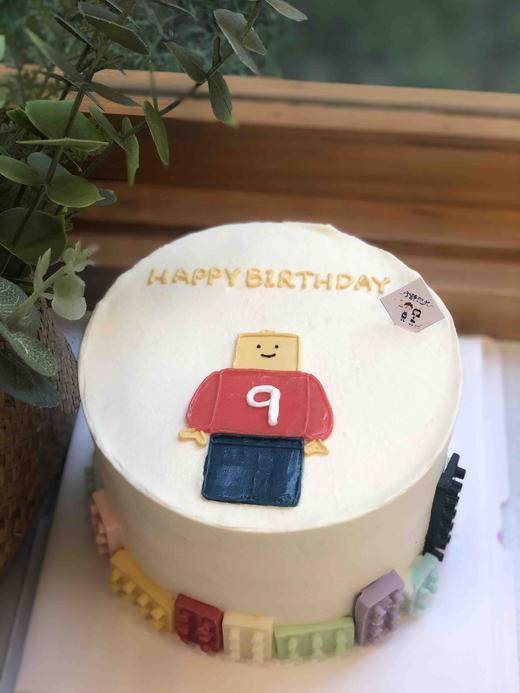 手绘乐高积木奶油蛋糕 下单前请仔细阅读商品详情 商品图1