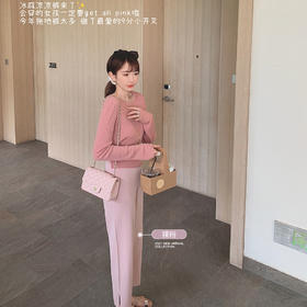 【金蘑菇菇 凉凉裤yyds】断码特价~显高垂感直筒九分裤开叉休闲裤