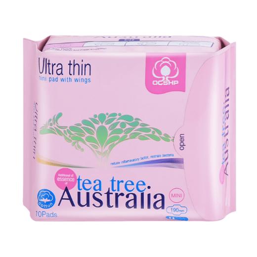 澳 小茶澳洲茶树精华迷你日用卫生巾190cm*10【中】  商品图0