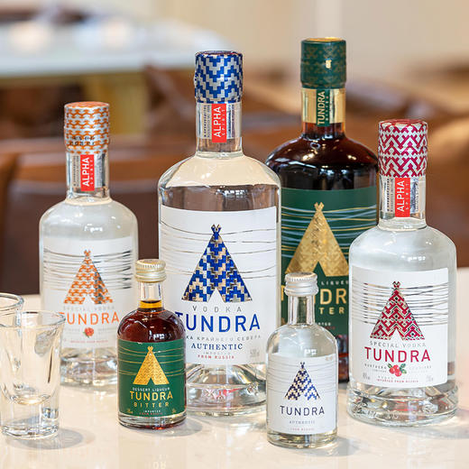 【Alpha级精酿】俄罗斯进口 极北苔原伏特加 500ml 洋酒vodka 烈酒 鸡尾酒 多口味 商品图0