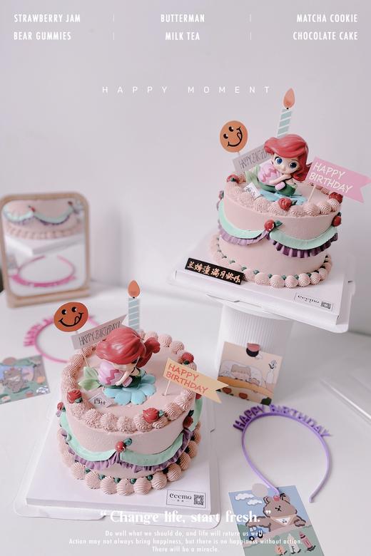 泡沫美人鱼公主蛋糕 商品图1