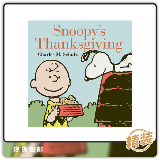 英文原版 史努比 花生 Peanuts Snoopys Thanksgiving 绘本 漫画合集 商品图0