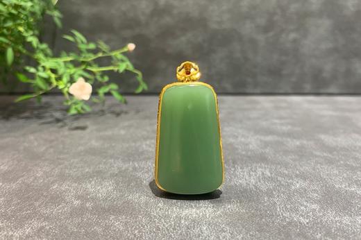 【御珠宫坊】金镶碧玉无事牌 商品图2