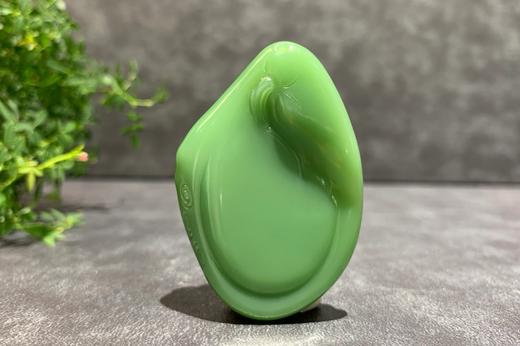 【御珠宫坊·传承系列】碧玉花鹤挂件 商品图1