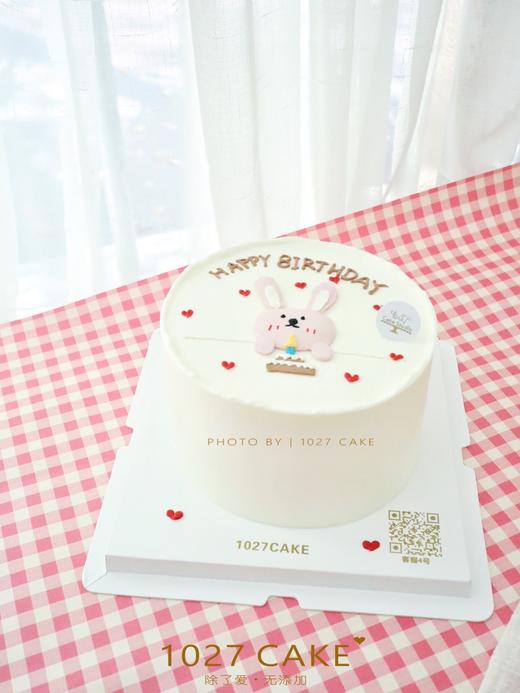 1027CAKE |  手绘蛋糕 ins风  小兔子 商品图1