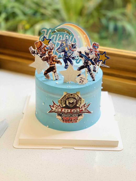 铠甲勇士糯米打印奶油蛋糕 下单前请仔细阅读商品详情 商品图1