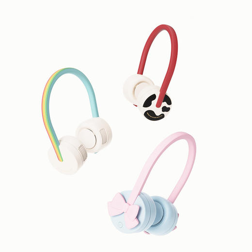 【儿童风扇，三档可充电】zoyzoii素乐挂脖风扇迷你便携USB六一儿童节礼物小风扇儿童风扇懒人usb可充电无叶挂颈学 商品图6