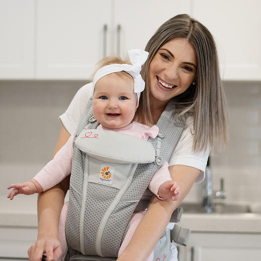 美国Ergobaby Omni Breeze全阶段型婴儿背带透气款 礼盒 商品图3