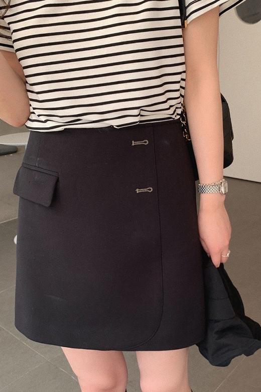 【金蘑菇菇 维他命小半裙】断码特价2件 不退不换~看好尺码，矮子乐裙裤！显高日常百搭a字高腰 商品图5