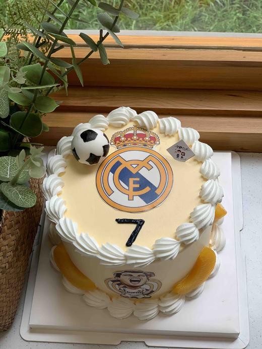 C罗足球奶油蛋糕 下单前请仔细阅读商品详情 商品图0