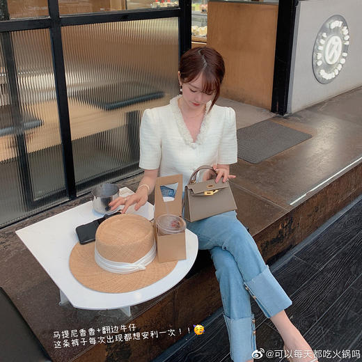 【金蘑菇菇 甜味马提尼】被色系清新到！薄软有型小个子显高套装 商品图1