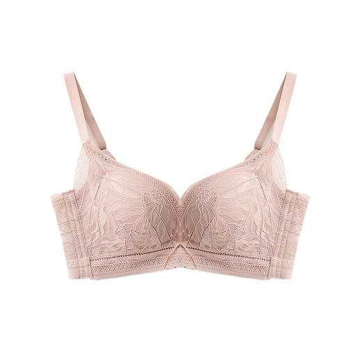 TG-TG02S109真丝无钢圈文胸 蕾丝性感桑蚕丝内衣 薄款收副乳透气 商品图4