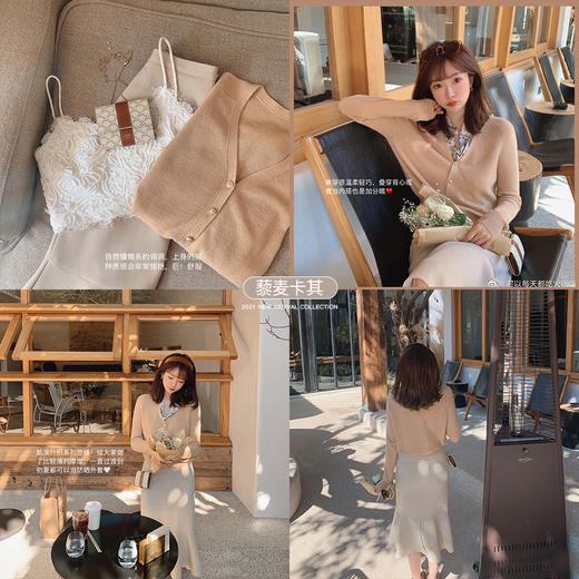 【金蘑菇菇 香薰美人鱼半裙 XS/S码】鱼尾裙爱好者～高腰垂感不规则半身裙春 商品图4