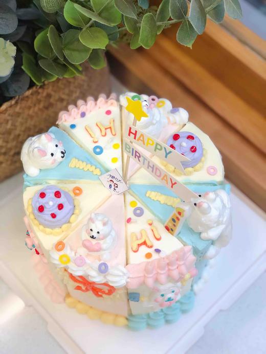 手绘拼复古奶油蛋糕 下单前请仔细阅读商品详情 商品图1