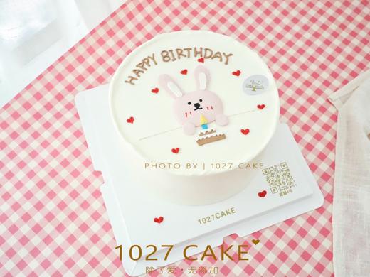 1027CAKE |  手绘蛋糕 ins风  小兔子 商品图0