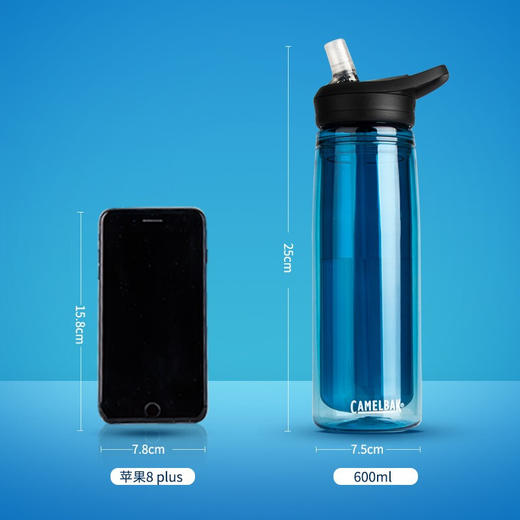 Camelbak驼峰【双层-咬嘴水壶】健身水杯运动吸管杯 便携吸嘴杯子 隔热保冷 防烫手 商品图2