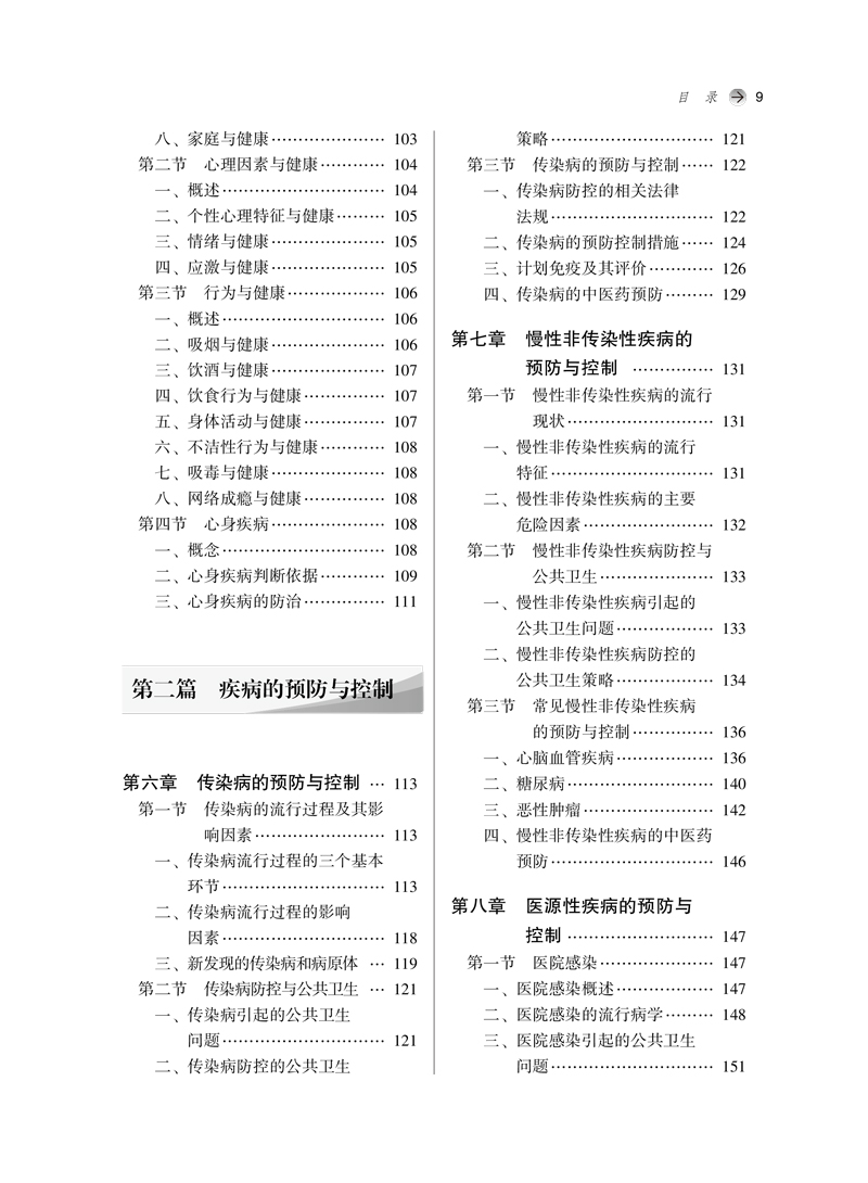 目录9787513269124公共卫生与预防医学概论——全国中医药行业高等教育“十四五”创新教材3.jpg