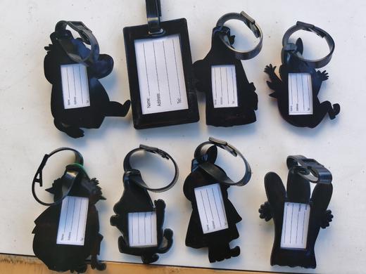 芬兰TMF姆明Moomin行李箱吊牌卡通硅胶登机牌旅行箱托运牌包挂饰 |百里居 商品图12