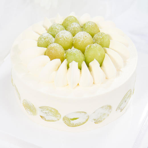 （咸味）奶油【春の生机】- 新鲜水果+焦糖脆脆夹心，清新青提蛋糕 商品图6