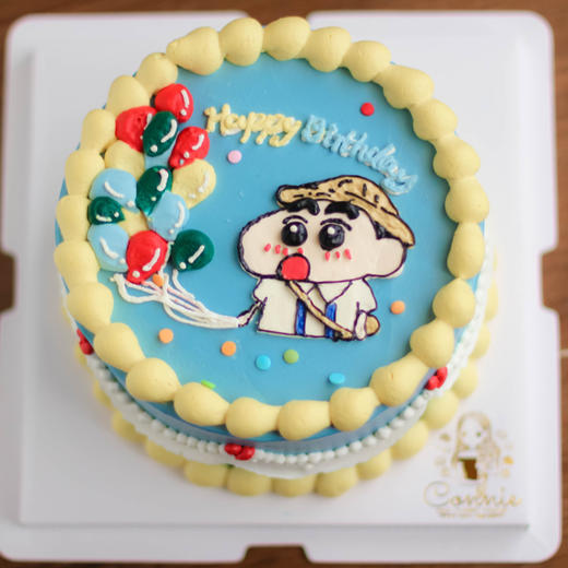 蜡笔小新～手绘蛋糕 商品图0