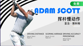 亚当·斯科特挥杆慢动作