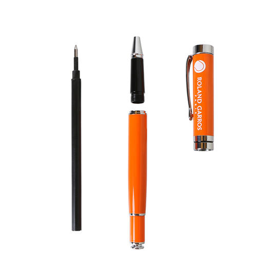 罗兰加洛斯法网官方正品 Roland Garros 2021新款橙色印花水笔 商品图2