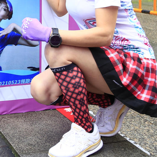 格格舞压缩减震专业功能跑步运动长筒袜2色 商品图6