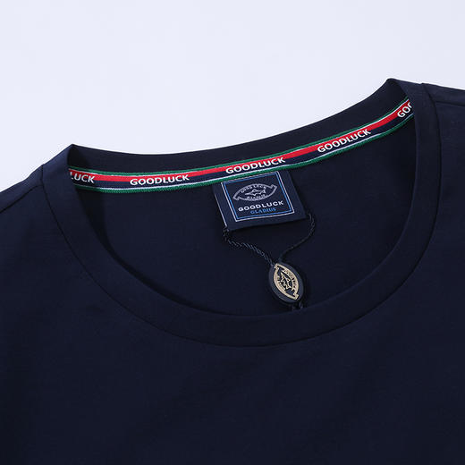 GOOD LUCK /德鲨海洋风圆领微弹舒适短袖T恤LY03570 商品图7