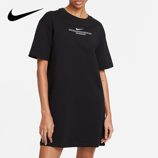 Nike耐克2021夏季新款女子长款圆领短袖T恤连衣裙CZ9407 商品图0