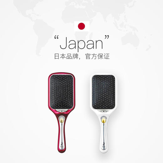 日本小泉成器KOIZUMI磁吸防静电负离子电动按摩气垫梳子女网红款 商品图7