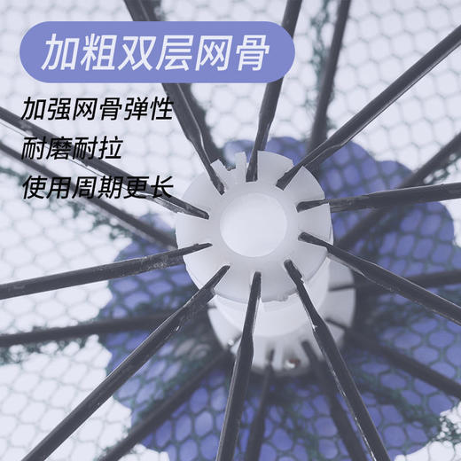 虾笼鱼网伞网鱼笼捕虾网螃蟹笼黄鳝笼渔网捕鱼网泥鳅笼伞笼 商品图4