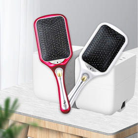 日本小泉成器KOIZUMI磁吸防静电负离子电动按摩气垫梳子女网红款