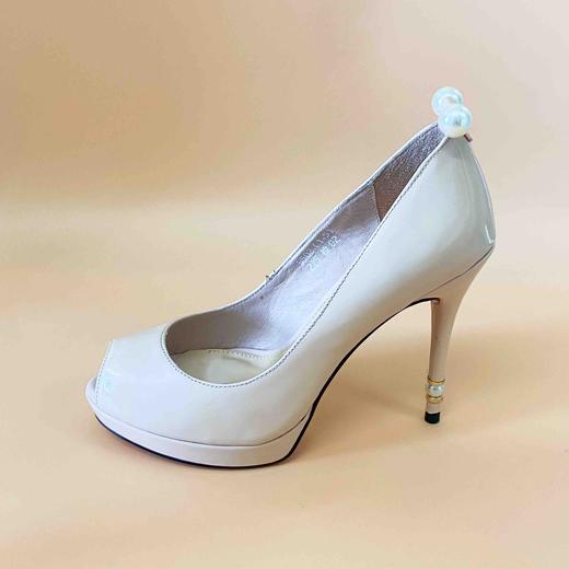 LF.CHOICE  B502  超高跟细跟防水台单鞋女珍珠浅口高跟鞋 商品图1