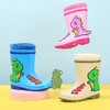 【特价】儿童雨鞋男女童水鞋单款卡通小恐龙雨靴【WGP21】 商品缩略图0