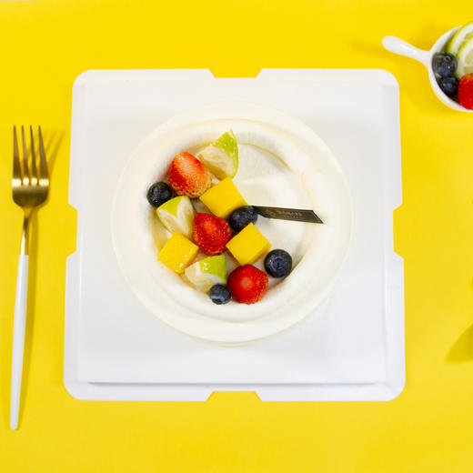 （咸味）奶油【秋の甜梦】- 新鲜水果+焦糖脆脆夹心，浅黄色更治愈哦~ 商品图3