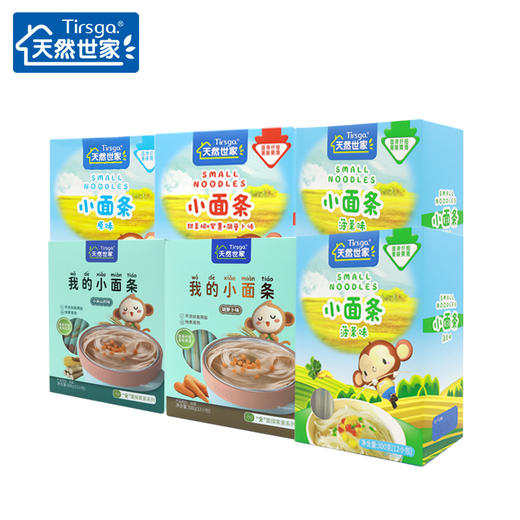 天然世家 9种果蔬小面条300g 商品图0